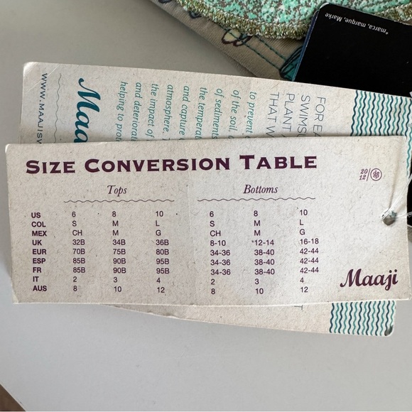 New! MAAJI • Bias Splash Bikini Top - Picture 13 of 14